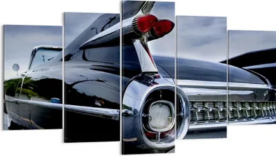 Produktbild von Bild auf Leinwand - Leinwandbild - Auto Retro Himmel - 160x85cm - Wand Bild - Wanddeko - Wandbilder - Leinwanddruck - Bilder - Kunstdruck - Wanddekoration - Leinwand bilder - Wandkunst - EA160x85-0159