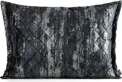 Produktbild von EUROFIRANY | Kissenbezug - 50x70 cm - schwarze Kissenhülle - Modern Velours
