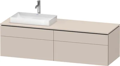 Produktbild von DURAVIT LC4871L91910000 Konsolen-WTU wandhängend L-Cube 550x1