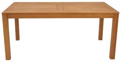 Ein Gartenmöbel.Tische im Maß 170 x 75 x 90 aus Eukalyptus. Farbe Braun