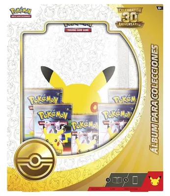 Image de Album de cartes du jeu Pokémon en espagnol, édition du 30e anniversaire