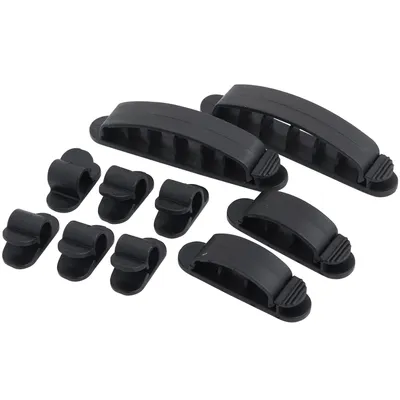 Produktbild von LogiLink Kabel-Clip selbstklebend schwarz