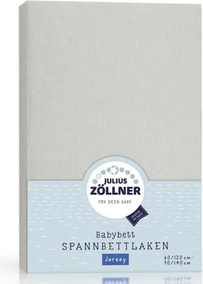 Obrázek produktu pro Prostěradlo Julius Zöllner jersey světle šedé 70/140