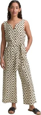Produktbild von Tom Tailor Linen Slit Overall Beige 38 Frau Beige 38