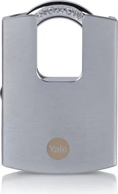 Immagine prodotto di Lucchetto Yale Y122B/50/123/1, Alta Sicurezza, cromato, 50 mm, 3 chiavi
