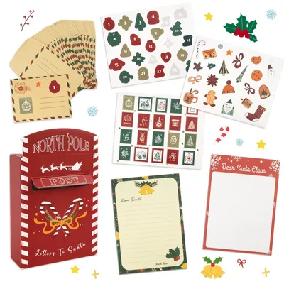 Produktbild von Wichtel Zubehör für Wichtelbriefe Wichtelpost Adventskalender