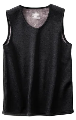 Imagen del producto de Camiseta térmica sin mangas para hombre, con cuello en V