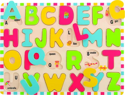 Produktbild von Bigjigs Toys englisches Alphabet mit Bildern