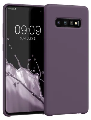 Produktbild von kwmobile Handyhülle für Samsung Galaxy S10 Plus / S10+ Hülle - Case Silikon - Kabelloses Laden - Schutzhülle Cover in Helle Iris