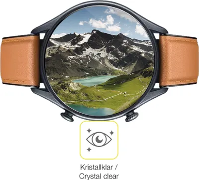Produktbild von 2x Schutzfolie für Motsfit Smartwatch 1.56 Zoll Folie, 100% Displayabdeckung, dipos Flex