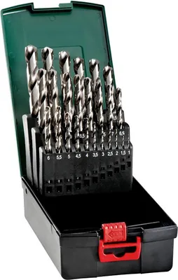 Produktbild von Metabo HSS-G-Bohrerkassette 25-teilig