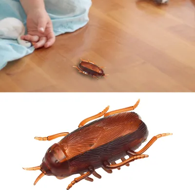 Immagine prodotto di Scarafaggio elettronico in plastica, a batteria, vibrante, divertente, ad alta simulazione, finto scarafaggio