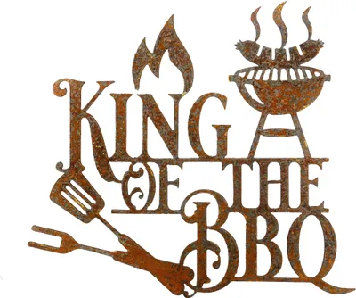 Produktbild von Edelrost Grillschild für Männer