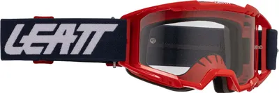 Produktbild von LEATT Vizion 3.5 Motocross Brille Rot Blau Klare Linse 90%