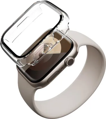 Produktbild von Force Case, Transparente Schutzhülle Apple Watch 5/6/SE 44mm, Transparent