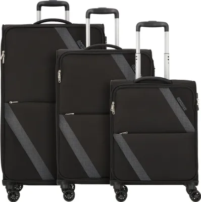 Produktbild von American Tourister Star Max 4 Rollen Kofferset 3-teilig mit Dehnfalte