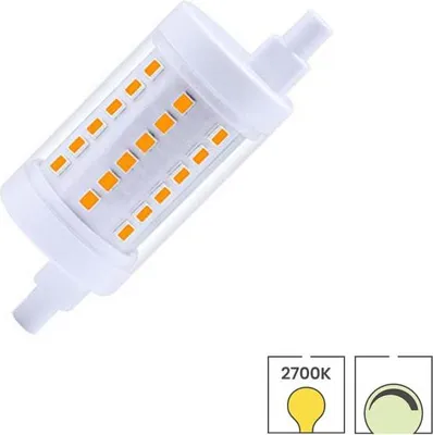 Produktbild von R7S LED-Balkenlampe | 78 mm | 7,5 Watt | 2700K warmweiß | dimmbar | Lybardo