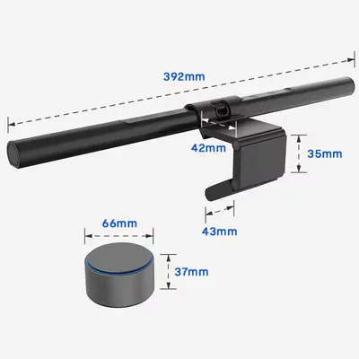 Image de Lampe pour écran EL4-EU, alimentation par USB, 5 W, 392 mm, noire - A