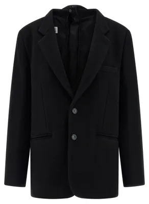 Produktbild von MM6 Maison Margiela Blazer aus Wolle in Schwarz