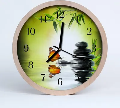 Produktbild von Holzuhr 30fi cm wanduhr - Natur