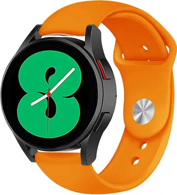 Produktbild von Strap-it Samsung Galaxy Watch 4 - 44mm Sportarmband (Orange)