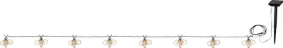 Produktbild von Star Trading 483-09, Leichte Dekorationskette, Bronze, Schwarz, 8 Glühbirne(n), LED, Warmweiß
