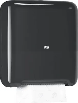 Produktbild von TORK Papierhandtuchspender Elevation Matic® H1 551008 schwarz Kunststoff