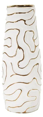 Produktbild von Keramikvase LIA, weiß, Ø 14,5x39,5 cm