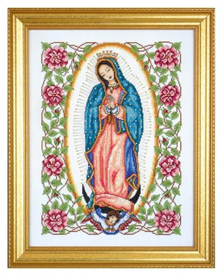 Zdjęcie produktu dla Zestaw do haftu krzyżykowego Design Works "Matka Boża z Guadalupe", wzór do liczenia, 33x43cm