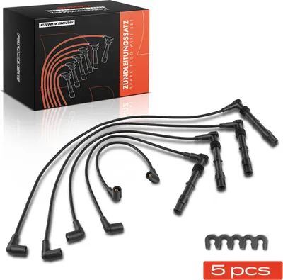 Immagine prodotto di Frankberg 5x set di cavi di accensione per VW Golf II III 1H1 Passat Jetta II Seat