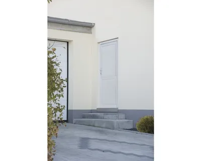 Produktbild von Nebeneingangstür Kunststoff Colorado weiß 880 x 1980 mm rechts 1-fach Verriegelung