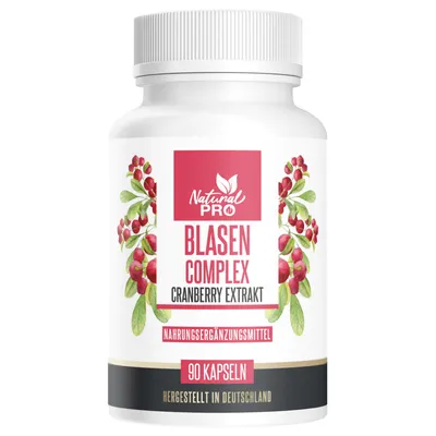 Produktbild von Blasen Complex | Stärkung der Harnwege | Blasenprobleme | hochdosiert 1500mg Cranberry Kapseln