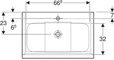 Produktbild von Geberit 502336013 iCon Set MWT m. US, 2 Schubl.