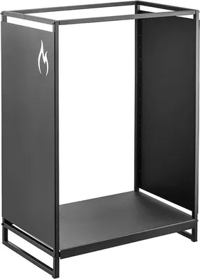 Produktbild von Famanu Holzlagerung Metall Schwarz Holzhalter Kaminholzregal