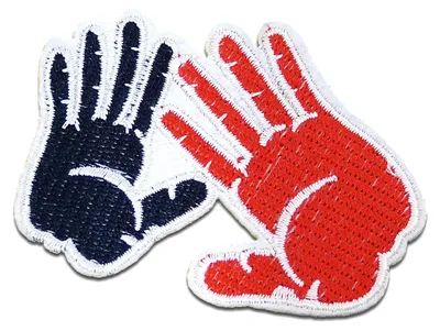 Obrázek produktu pro Hand Hände - Záplata, nažehlovací, nažehlovací obrázek, nášivka, nažehlovací, velikost: 7,6 x 6 cm