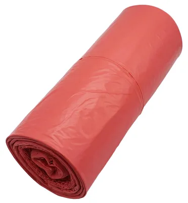 Image de Solidchoice - 40 sacs poubelles de 160 litres, couleur rouge