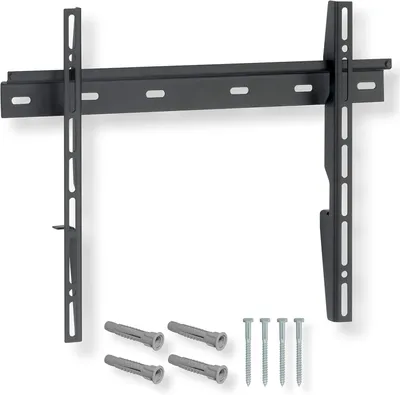 Produktbild von Wandhalterung für Flachbildfernseher, geeignet für Fernseher mit einer Bildschirmgröße von 32-55 Zoll (81-140 cm). Diese TV-Halterung ist auch für LED-, QLED- und OLED-Fernseher geeignet
