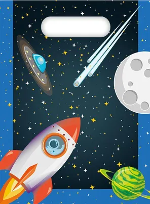 Produktbild von 6 Party Tütchen Weltraum Rakete