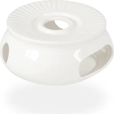 Produktbild von Buchensee Rechaud / Stövchen / Teewärmer aus Porzellan, weiß, Fine Bone China