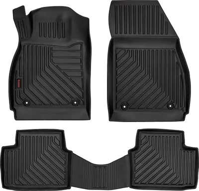 Produktbild von 3D Gummimatten passend für Opel Insignia A limousine, kombi, grand tourer, liftback (2008-2017) – Schwarz, hoher Rand, 4-tlg Set