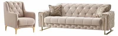 Produktbild von Sofa Set Shimla, Beige Stellvariante 3+1
