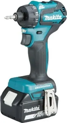 Produktbild von Makita wiertarko-wkrętarka 18v uchwyt 1/4" 2 x 3,0ah li-ion bezszczotkowa ddf083rf