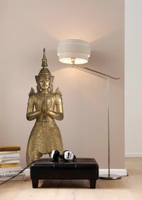Zdjęcie produktu dla Naklejka Komar Deco "Budda" 100 x 70 cm, złota, 17701h