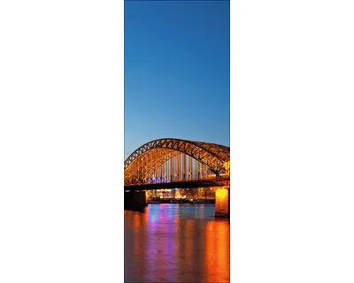 Produktbild von Glasbild Köln Hohenzollernbrücke I 30x80 cm