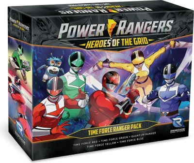 Image de Power Rangers : Heroes of the Grid - Time Force Ranger Pack - Extension du jeu de miniatures - Edition ENG