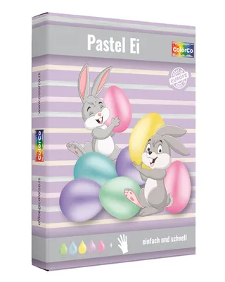 Produktbild von Eierfarben - Pastell Eier - 5 flüssige Eierfarben Pastell Grün Blau Gel Lila Rosa - 20 Milliliter