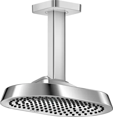 Produktbild von hansgrohe AXOR ShowerSphere Kopfbrause 250/160 1-jet EcoSmart mit Deckenanschluss, 39764000