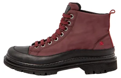 Produktbild von Art Stiefeletten Damen/Herren 1895 NYLON BURDEOS-BLACK/ BIRMINGHAM Farbe Rot