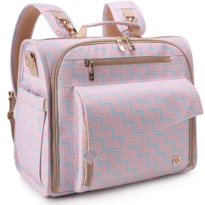 Produktbild von Große Wickeltasche als Rucksack mit Kinderwagenbefestigung
