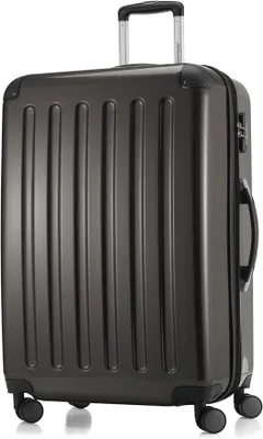 Imagen del producto de Silecomplaza Alex: Maleta rígida extensible de 75 cm (119 L) con candado numérico, maleta de viaje robusta con 4 ruedas dobles, color grafito